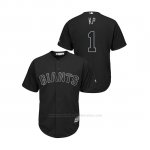 Camiseta Beisbol Hombre San Francisco Giants Kevin Pillar 2019 Players Weekend Replica Negro