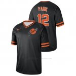 Camiseta Beisbol Hombre San Francisco Giants Joe Panik Cooperstown Collection Legend Negro