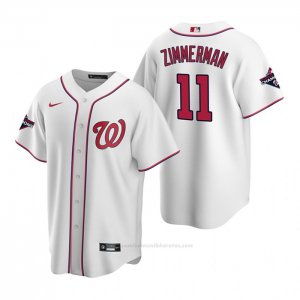 Camiseta Beisbol Hombre Washington Nationals Ryan Zimmerman Replica Blanco