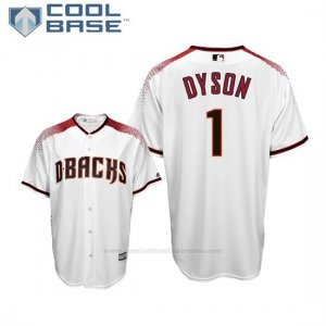 Camiseta Beisbol Hombre Arizona Diamondbacks Jarrod Dyson Cool Base 1ª Blanco