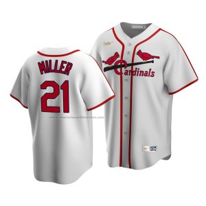Camiseta Beisbol Hombre St. Louis Cardinals Andrew Miller Cooperstown Collection Primera Blanco
