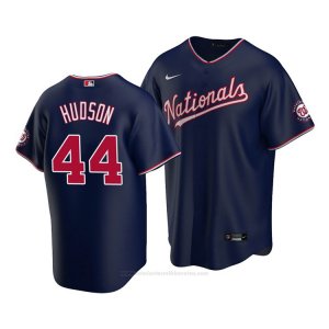 Camiseta Beisbol Hombre Washington Nationals Daniel Hudson Replica Alterno 2020 Azul