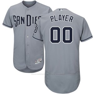Camiseta San Diego Padres Personalizada Gris