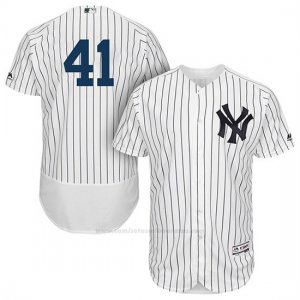 Camiseta Beisbol Hombre New York Yankees Miguel Andujar Blanco Azul 1ª Autentico