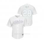 Camiseta Beisbol Hombre Oakland Athletics Matt Olson 2019 Players Weekend Replica Blanco