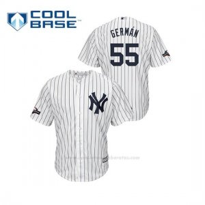 Camiseta Beisbol Hombre New York Yankees Domingo German 2019 Postseason Cool Base Blanco