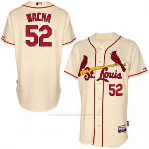 Camiseta Beisbol Hombre St. Louis Cardinals Michael Wacha Tan Jugador Autentico