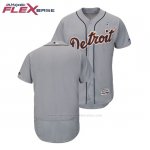 Camiseta Beisbol Hombre Detroit Tigers Gris 2018 Dia del Padre Flex Base