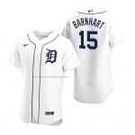 Camiseta Beisbol Hombre Detroit Tigers Tucker Barnhart Autentico Primera Blanco