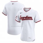 Camiseta Beisbol Hombre Cleveland Guardians Primera Elite Blanco1