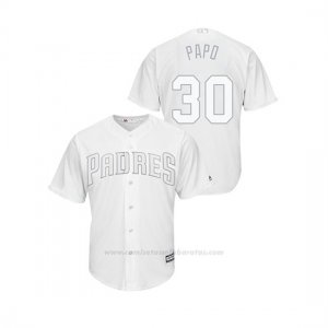 Camiseta Beisbol Hombre San Diego Padres Eric Hosmer 2019 Players Weekend Replica Blanco