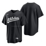 Camiseta Beisbol Hombre Oakland Athletics Replica 2021 Negro
