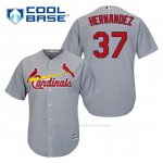 Camiseta Beisbol Hombre St. Louis Cardinals Keith Hernandez 37 Gris Cool Base