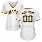 Camiseta Mujer Pittsburgh Pirates Personalizada Blanco