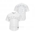 Camiseta Beisbol Hombre Texas Rangers Joey Gallo 2019 Players Weekend Replica Blanco