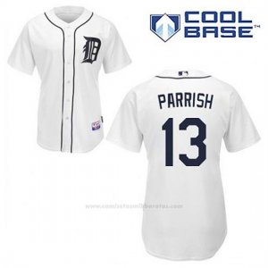 Camiseta Beisbol Hombre Detroit Tigers Lance Parrish 13 Blanco 1ª Cool Base