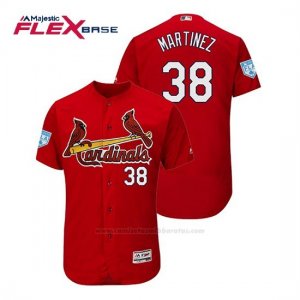 Camiseta Beisbol Hombre St. Louis Cardinals Jose Martinez Flex Base Entrenamiento de Primavera 2019 Rojo