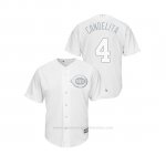 Camiseta Beisbol Hombre Cincinnati Reds Jose Iglesias 2019 Players Weekend Candelita Replica Blanco