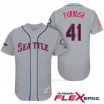 Camiseta Beisbol Hombre Seattle Mariners 2017 Estrellas y Rayas Charlie Furbush Gris Flex Base