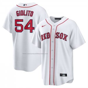 Camiseta Beisbol Hombre Boston Red Sox Lucas Giolito Primera Replica Blanco