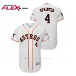 Camiseta Beisbol Hombre Houston Astros George Springer 2019 All Star Flex Base Blanco