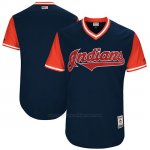 Camiseta Beisbol Hombre Cleveland Indians 2017 Little League World Series Indians Azul