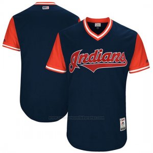 Camiseta Beisbol Hombre Cleveland Indians 2017 Little League World Series Indians Azul