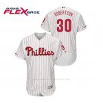 Camiseta Beisbol Hombre Philadelphia Phillies David Robertson 150th Aniversario Patch Flex Base Blanco