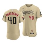 Camiseta Beisbol Hombre Arizona Diamondbacks Madison Bumgarner 2021 City Connect Autentico Oro