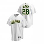 Camiseta Beisbol Hombre Oakland Athletics Matt Olson Replica Primera Blanco