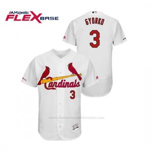 Camiseta Beisbol Hombre St. Louis Cardinals Jedd Gyorko 150th Aniversario Patch Flex Base Blanco