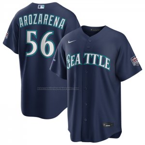 Camiseta Beisbol Hombre Seattle Mariners Randy Arozarena 2026 All Star Replica Azul Camiseta Beisbol Hombre Seattle Mariners Randy Arozarena 2026 All Star Replica Azul