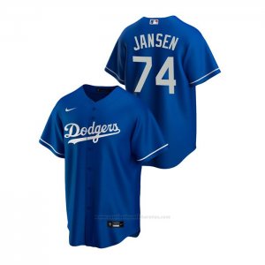 Camiseta Beisbol Hombre Los Angeles Dodgers Kenley Jansen Replica Alterno Azul