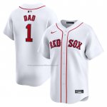 Camiseta Beisbol Hombre Boston Red Sox #1 Dad Primera Limited Blanco