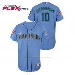 Camiseta Beisbol Hombre Seattle Mariners Edwin Encarnacion 2019 Entrenamiento de Primavera Flex Base Azul Luminoso