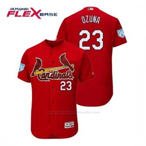 Camiseta Beisbol Hombre St. Louis Cardinals Marcell Ozuna Flex Base Entrenamiento de Primavera 2019 Rojo