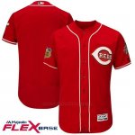 Camiseta Beisbol Hombre Cincinnati Reds Rojo 2017 Entrenamiento de Primavera Flex Base