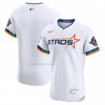 Camiseta Beisbol Hombre Houston Astros 2025 City Connect Elite Blanco