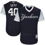 Camiseta Beisbol Hombre New York Yankees 2017 Little League World Series Luis Severino Azul