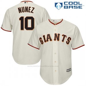 Camiseta Beisbol Hombre San Francisco Giants Eduardo Nunez Crema Cool Base