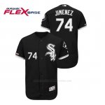 Camiseta Beisbol Hombre Chicago White Sox Eloy Jimenez Flex Base Majestic Autentico Collection Negro