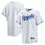 Camiseta Beisbol Hombre Kansas City Royals Primera Replica Blanco