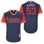 Camiseta Beisbol Hombre Los Angeles Angels 2017 Little League World Series Blake Parker Azul