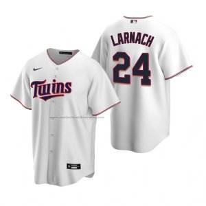 Camiseta Beisbol Hombre Minnesota Twins Trevor Larnach Replica Primera Blanco