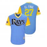 Camiseta Beisbol Hombre Rays Carlos Gomez 2018 Llws Players Weekend El Final Light Toronto Blue Jays