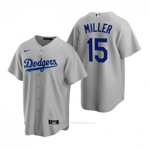 Camiseta Beisbol Hombre Los Angeles Dodgers Bobby Miller Replica 2020 Gris