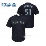Camiseta Beisbol Hombre Seattle Mariners Ichiro Suzuki Cool Base Majestic Azul