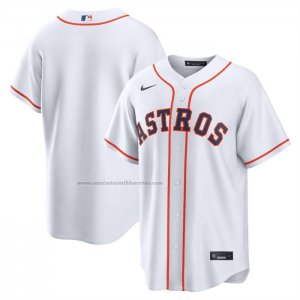 Camiseta Beisbol Hombre Houston Astros Primera Replica Blanco