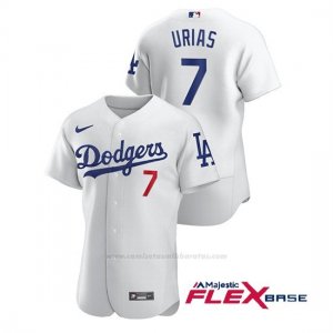 Camiseta Beisbol Hombre Los Angeles Dodgers Julio Urias Autentico Nike Blanco