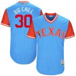 Camiseta Beisbol Hombre Texas Rangers 2017 Little League World Series Nomar Mazara Azul